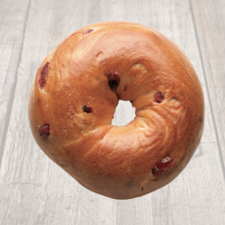 Cranberry Bagel sold by Einstein's Bagels