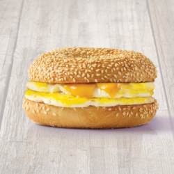 Classic Egg & Cheddar Cheese Breakfast Sandwich sold by Einstein's Bagels