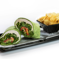 Reilly’s Turkey Wrap with Kettle Chips sold by Reilly's Irish Pub