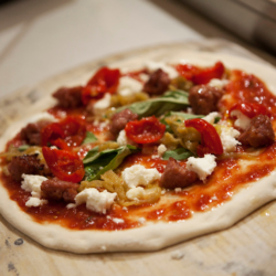 Sausage & Peppers Pizza sold by 800 Degrees Pizza