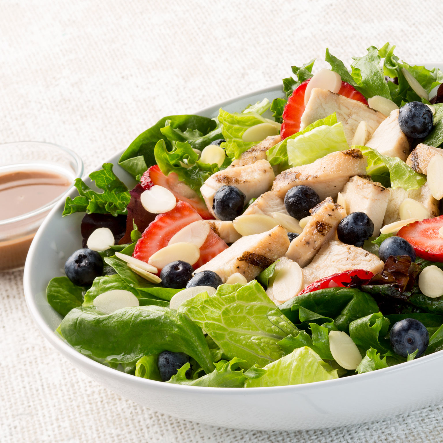 Berry Chicken Almond Salad · Available at Los Angeles International ...