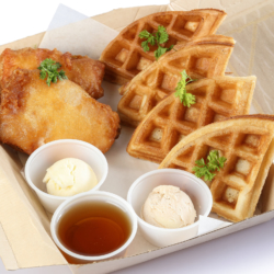 Chicken and Waffles sold by Ashland Hill