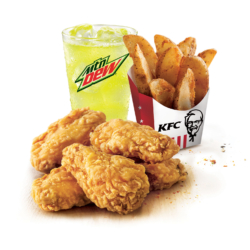 Hot Wings Combo sold by KFC