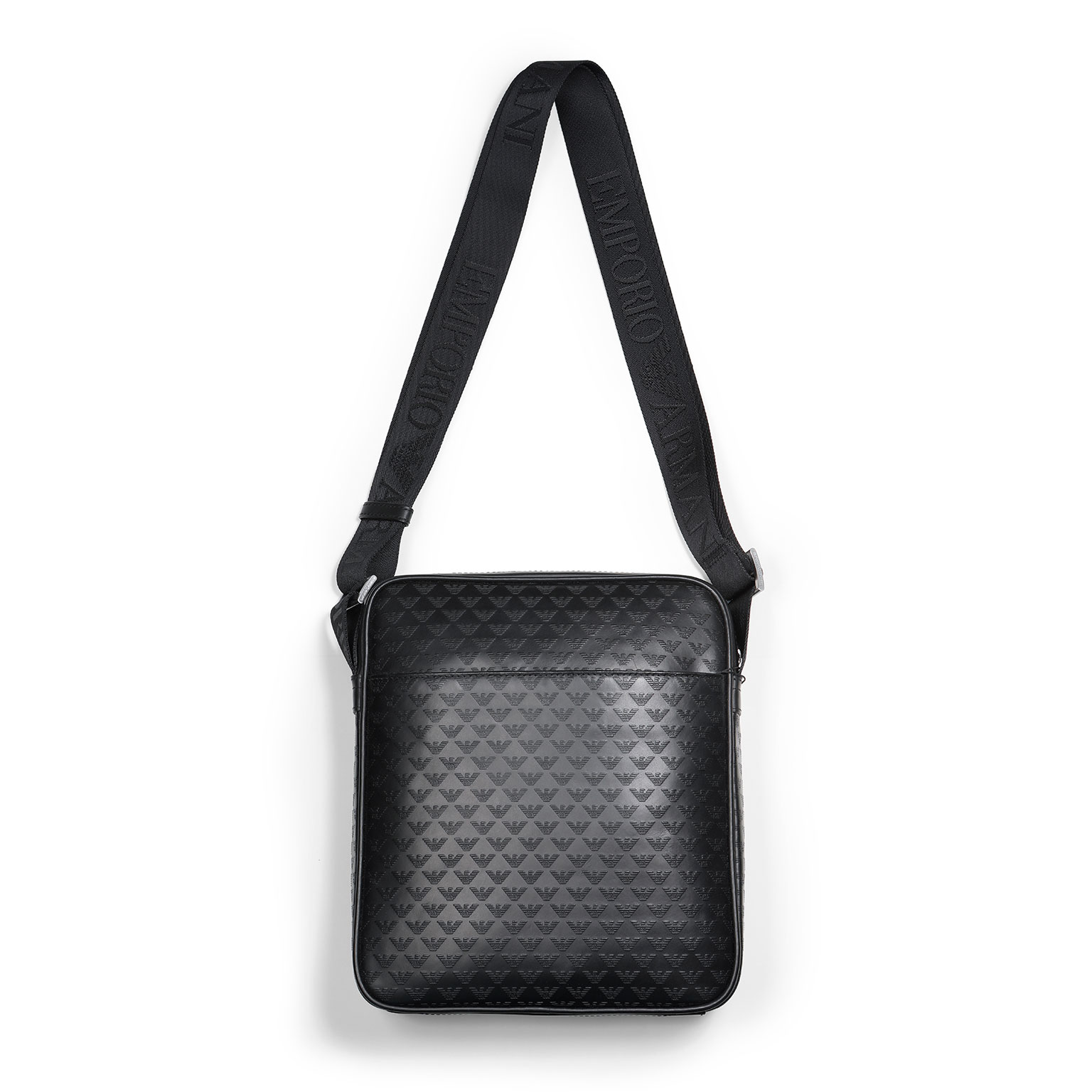 Black Messenger Crossbody Bag · Available at Los Angeles International ...