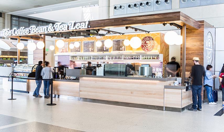 Coffee Bean & Tea Leaf Terminal B PreSecurity LAX SHOP+DINE