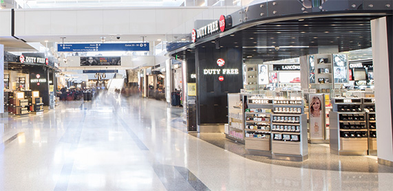 DFS Duty Free LAX SHOP+DINE Directory · Los Angeles International