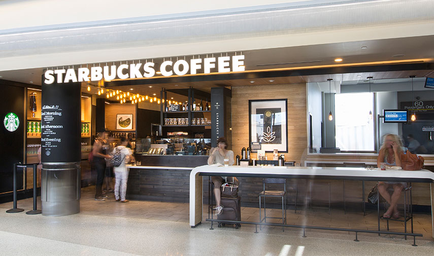 Starbucks Evenings LAX SHOP+DINE Directory · Los Angeles International