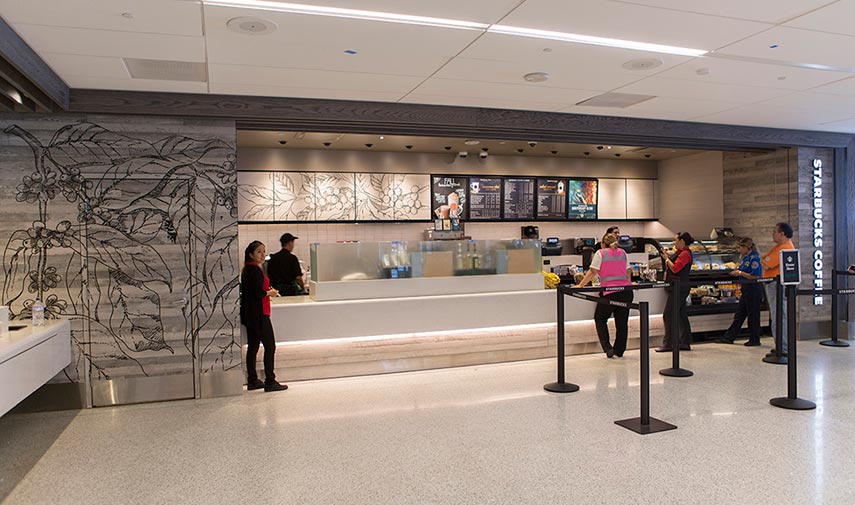 Starbucks LAX SHOP+DINE Directory · Los Angeles International Airport (LAX)