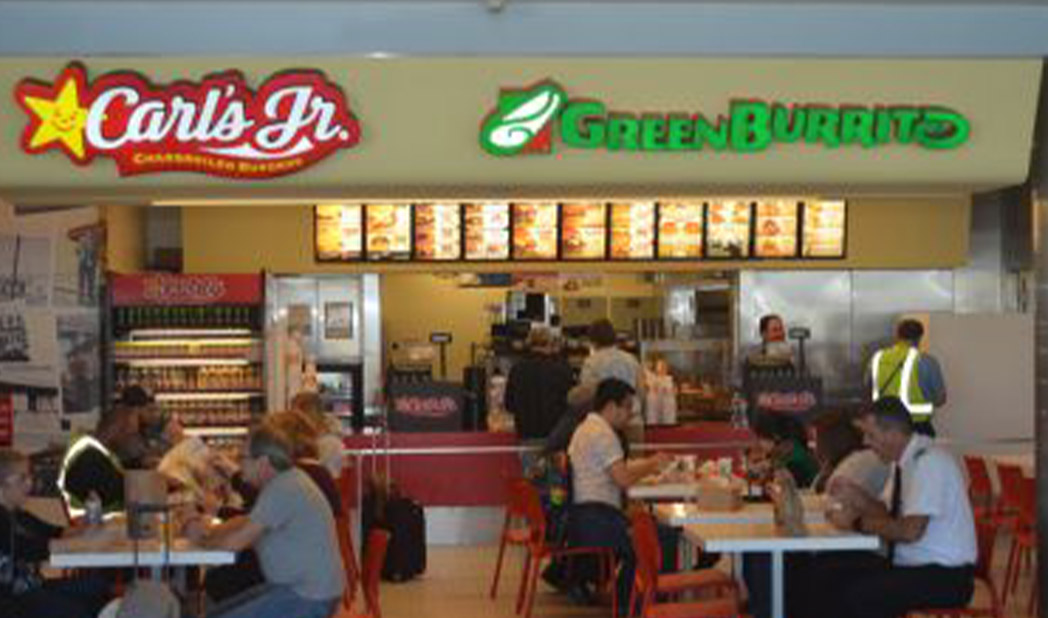 Carl's Jr LAX SHOP+DINE Directory · Los Angeles International Airport (LAX)