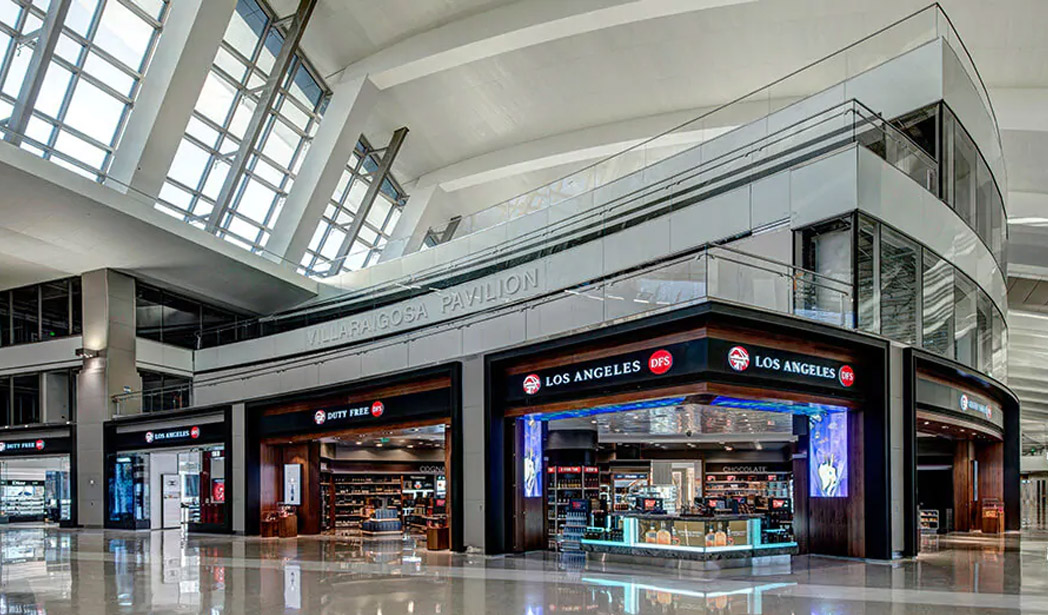 DFS Duty Free Beauty and Spirits LAX SHOP+DINE Directory · Los Angeles