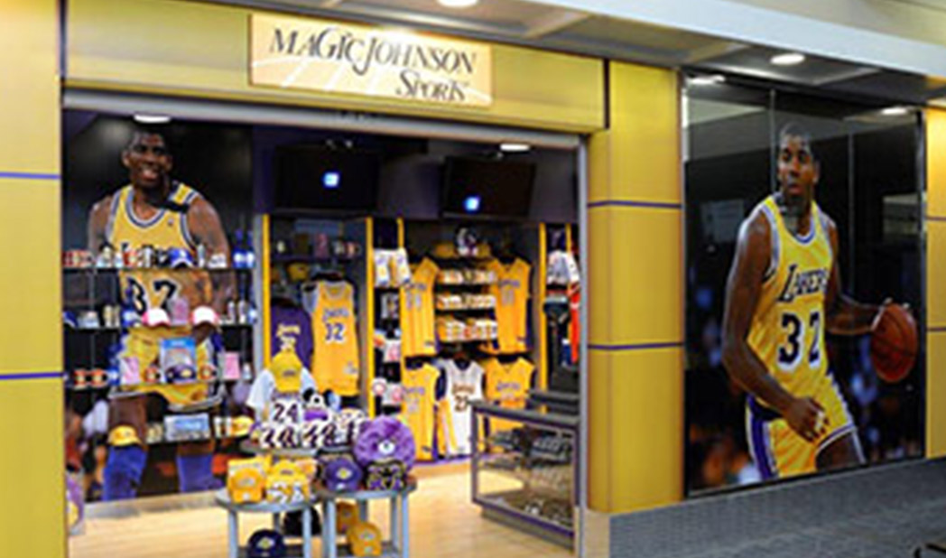 Magic Johnson Sports LAX SHOP DINE Directory Los Angeles International Airport LAX
