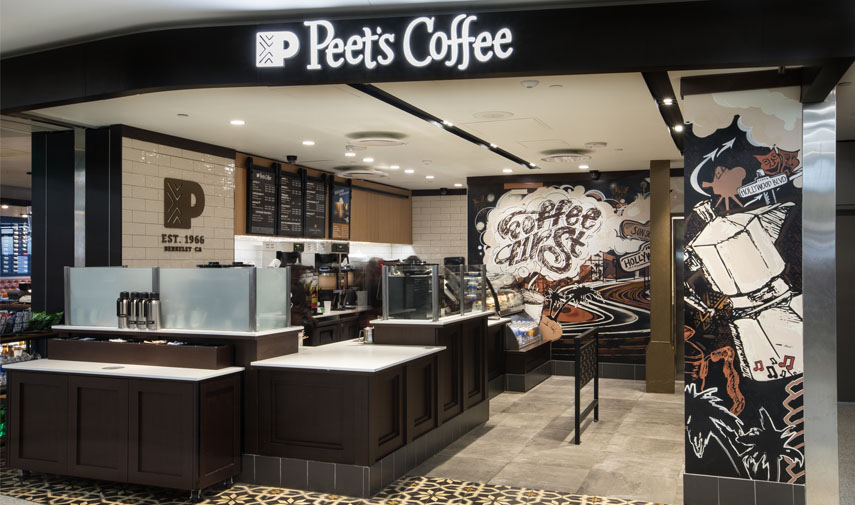 Peet S Coffee Tea Lax Shop Dine Directory Los Angeles International Airport Lax