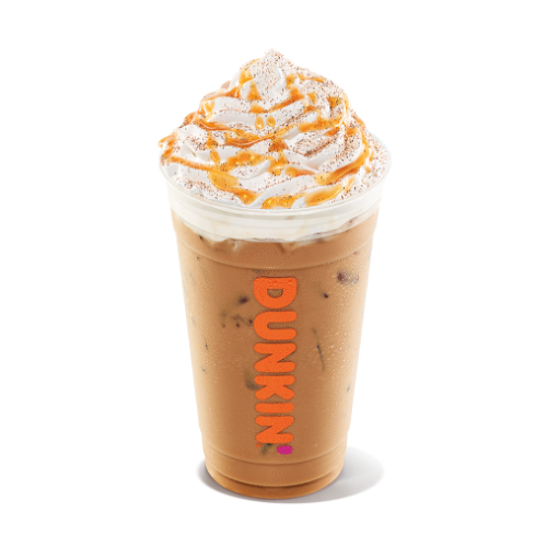 Iced caramel on sale latte dunkin